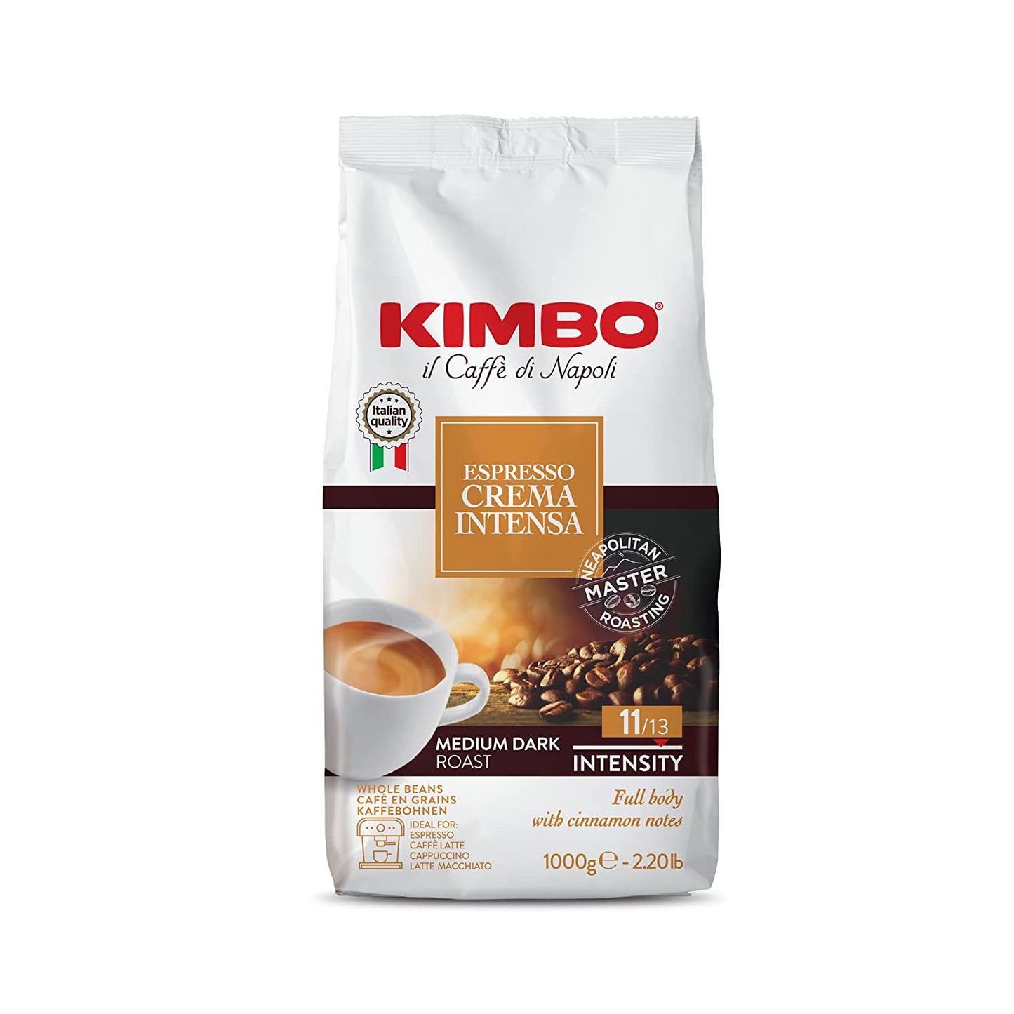 Kimbo Coffee Beans Crema Intensa 1kg