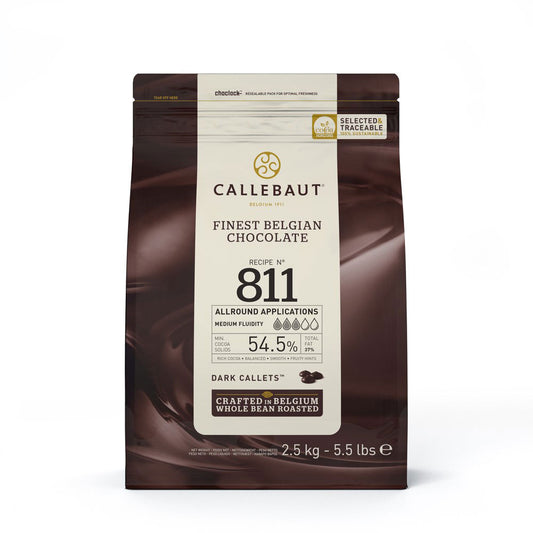 Chocolate Dark callets Callebaut 53-55% 2.5kg