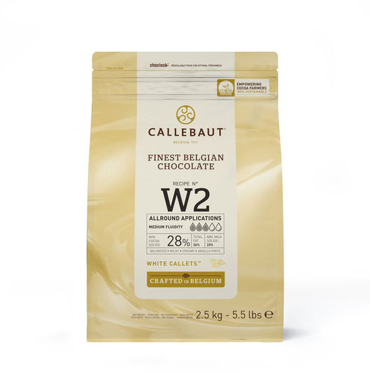 Chocolate White Callets Callebaut 2.5 KG