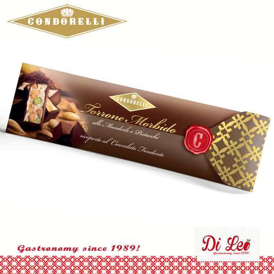 Condorelli Dark chocolate Nougat bar 150g