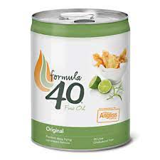 Formula 40 frying oil 20Lt tin